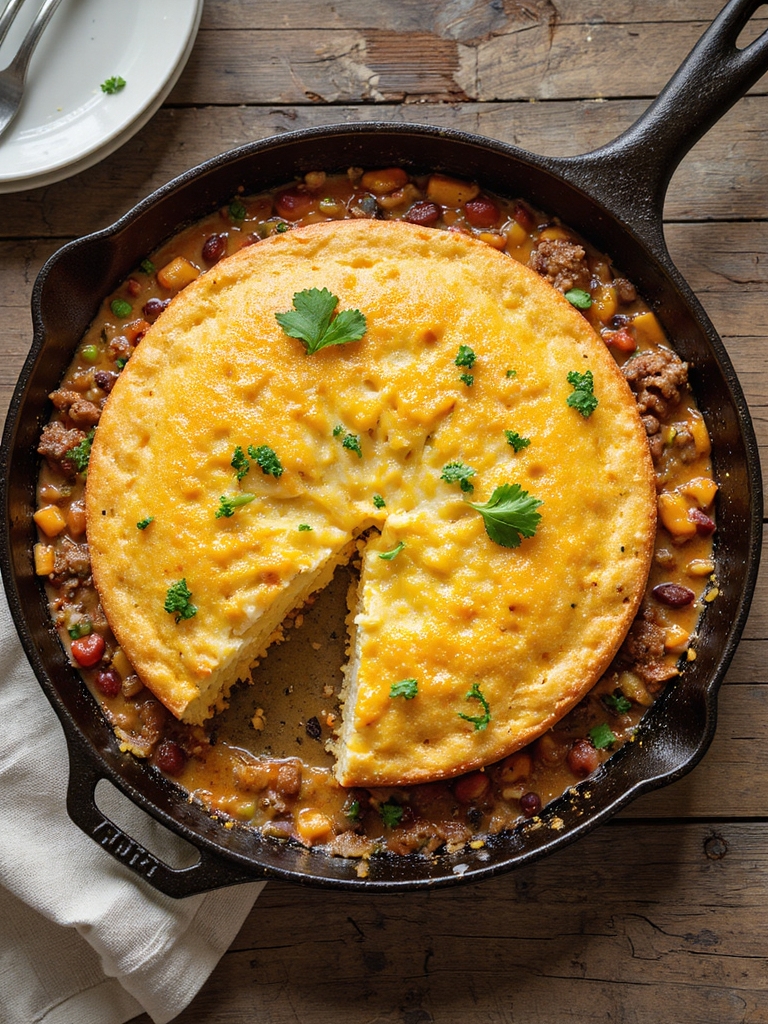 cheesy beef bean skillet