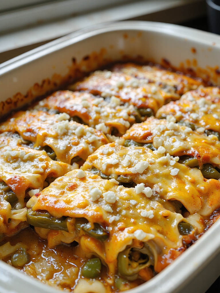 cheesy chile relleno casserole