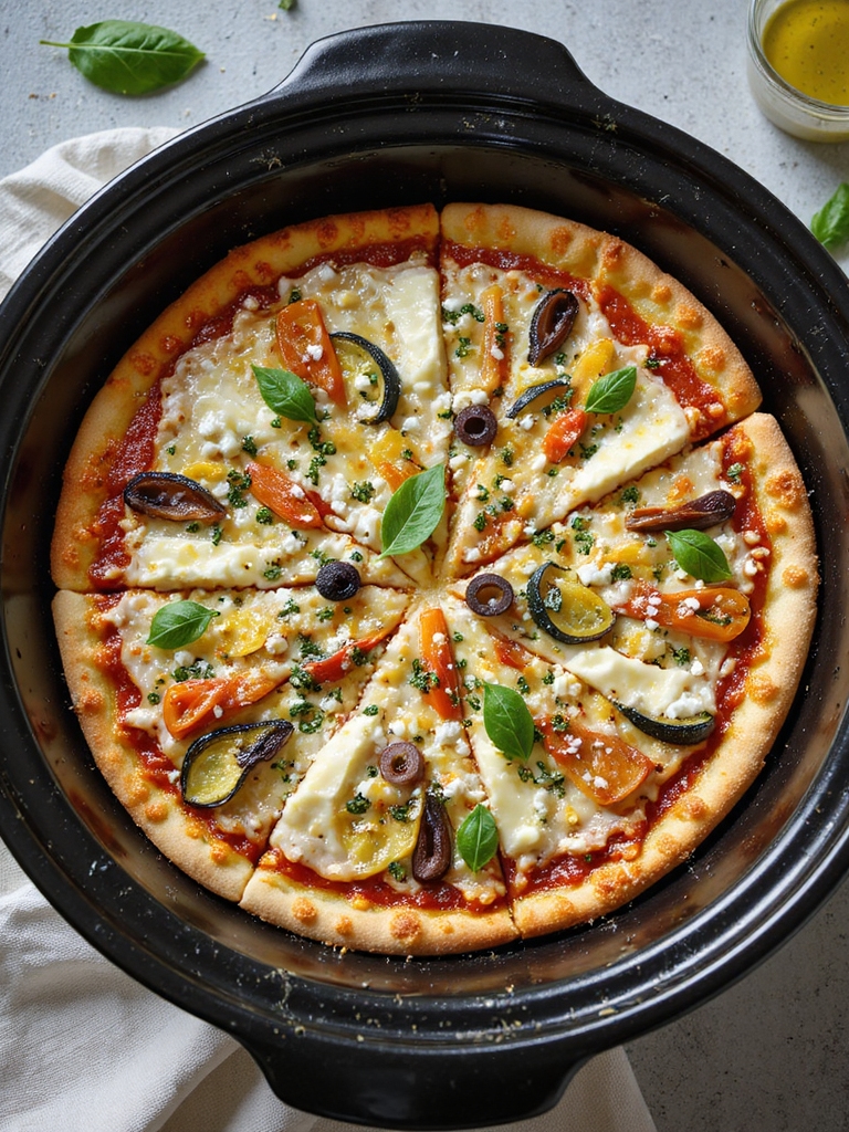 cheesy crockpot pizza creations