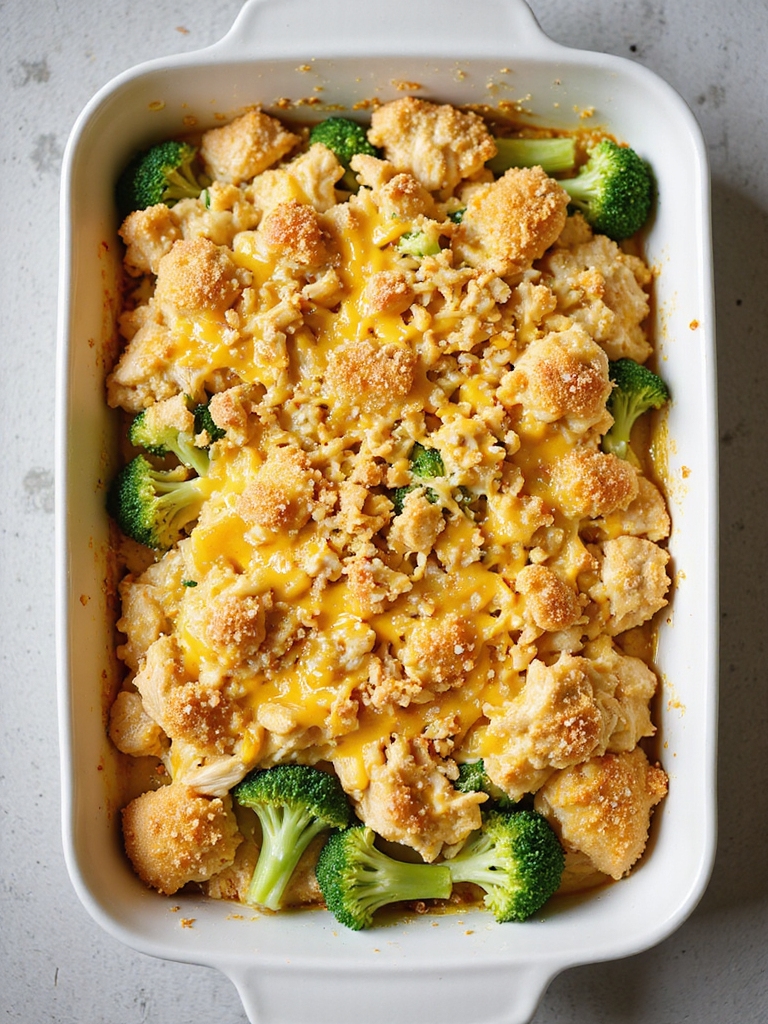 cheesy ritz chicken broccoli bake