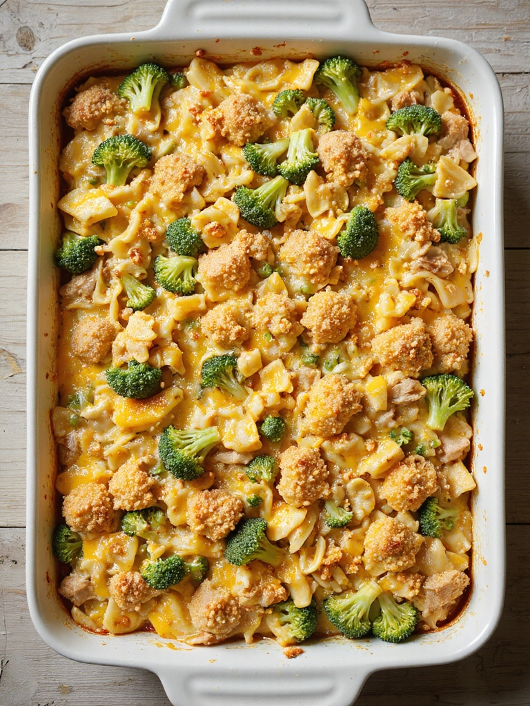 cheesy turkey broccoli casserole