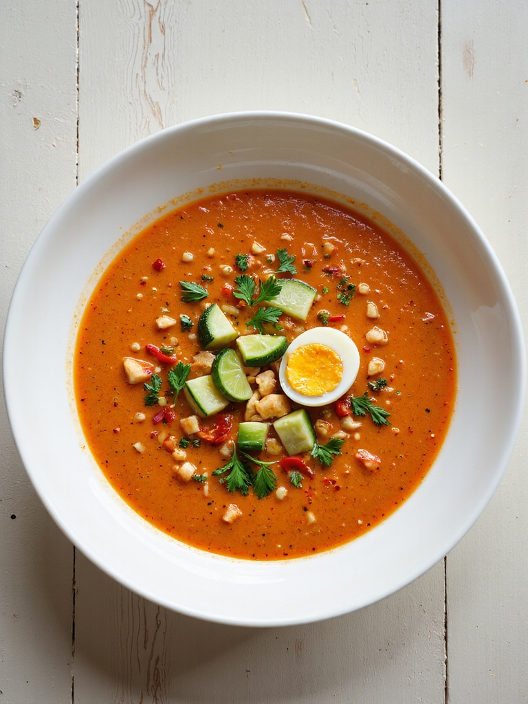 chilled tomato bread soup