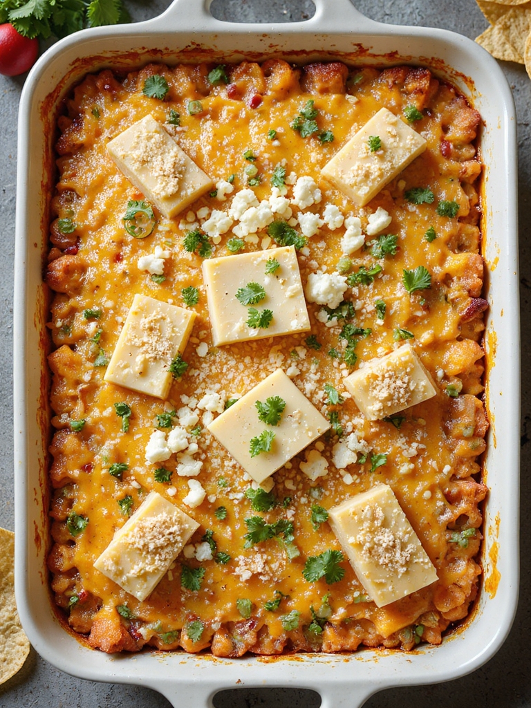chipotle cabbage cheesy casserole