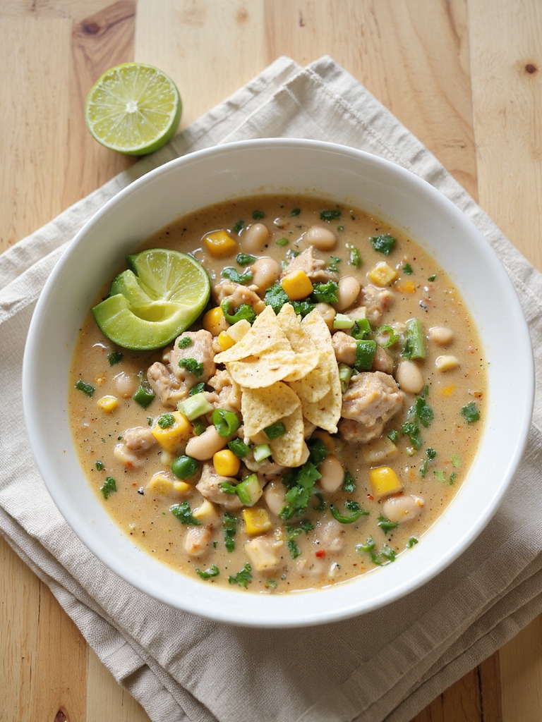 cilantro lime white turkey chili