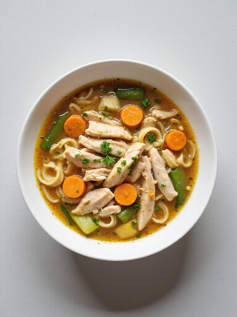 comforting homemade chicken soup