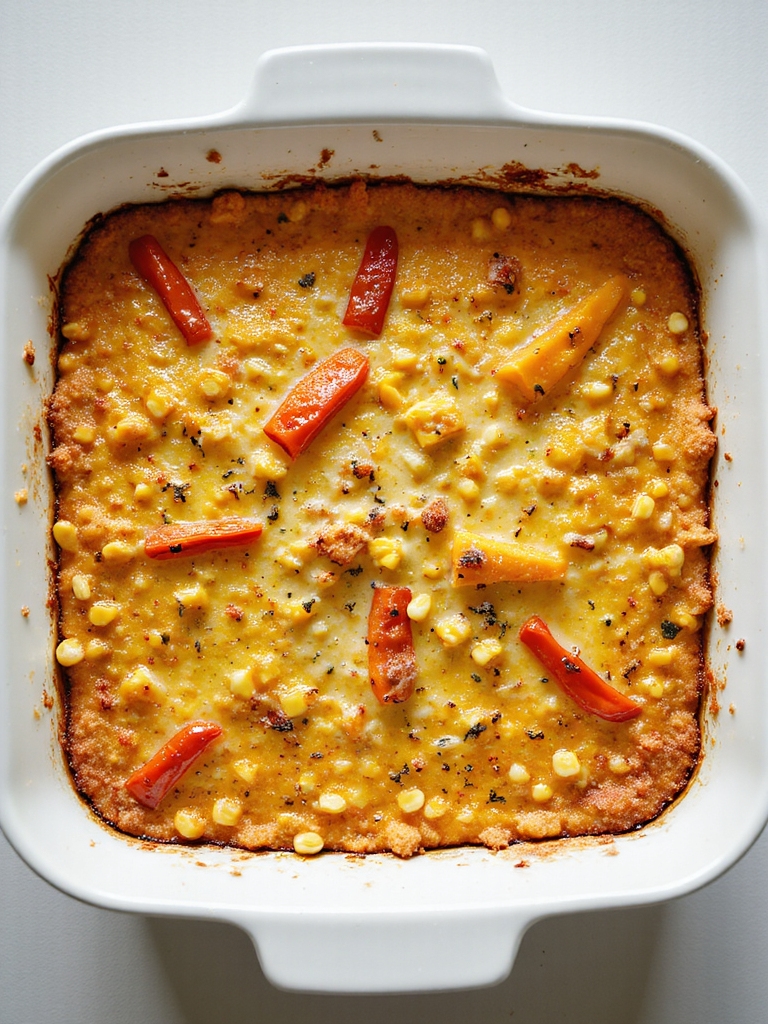 corn peppers cheesy bake