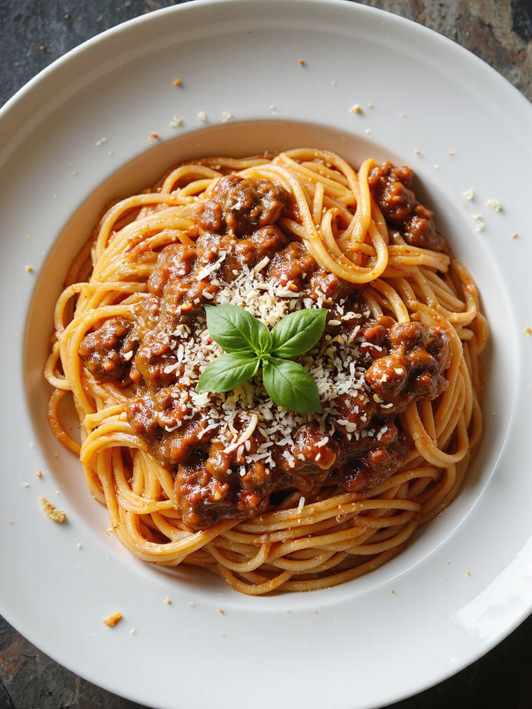 creamy balsamic beef bolognese