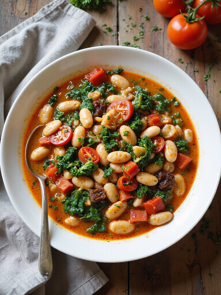 creamy cannellini kale ragout
