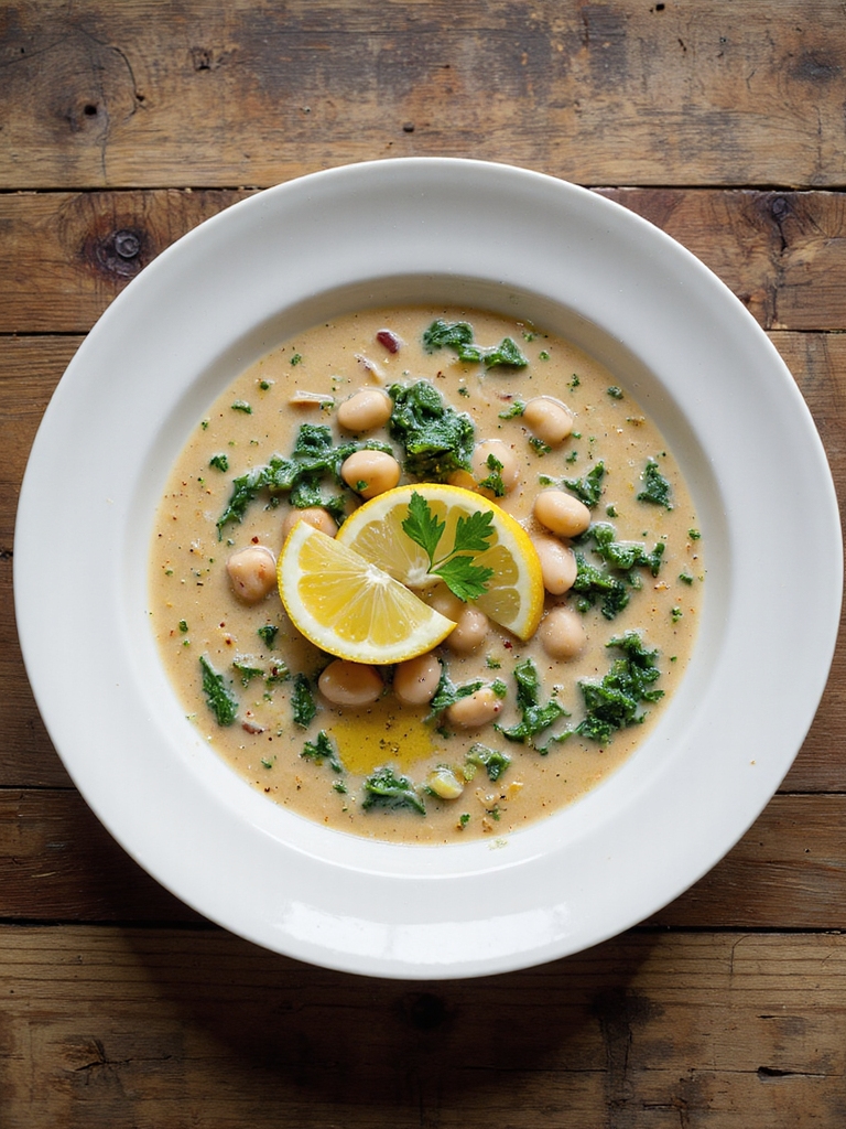 creamy cannellini kale soup