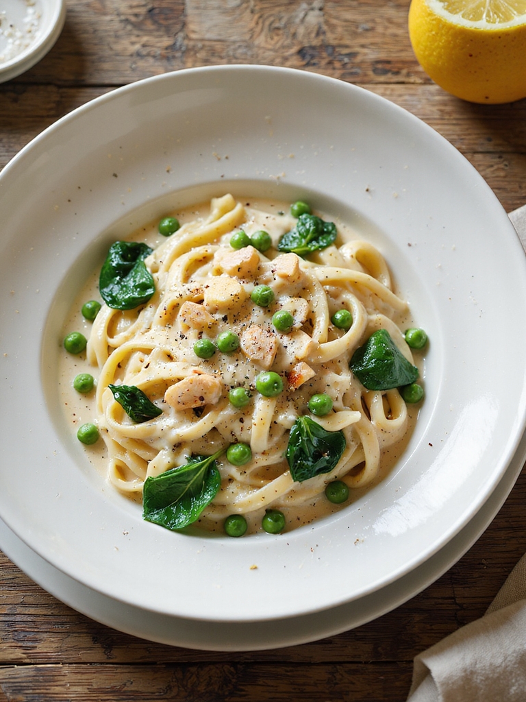 creamy cashew alfredo pasta