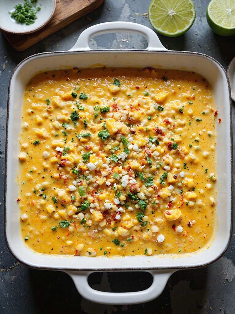 creamy cheesy mexican street corn