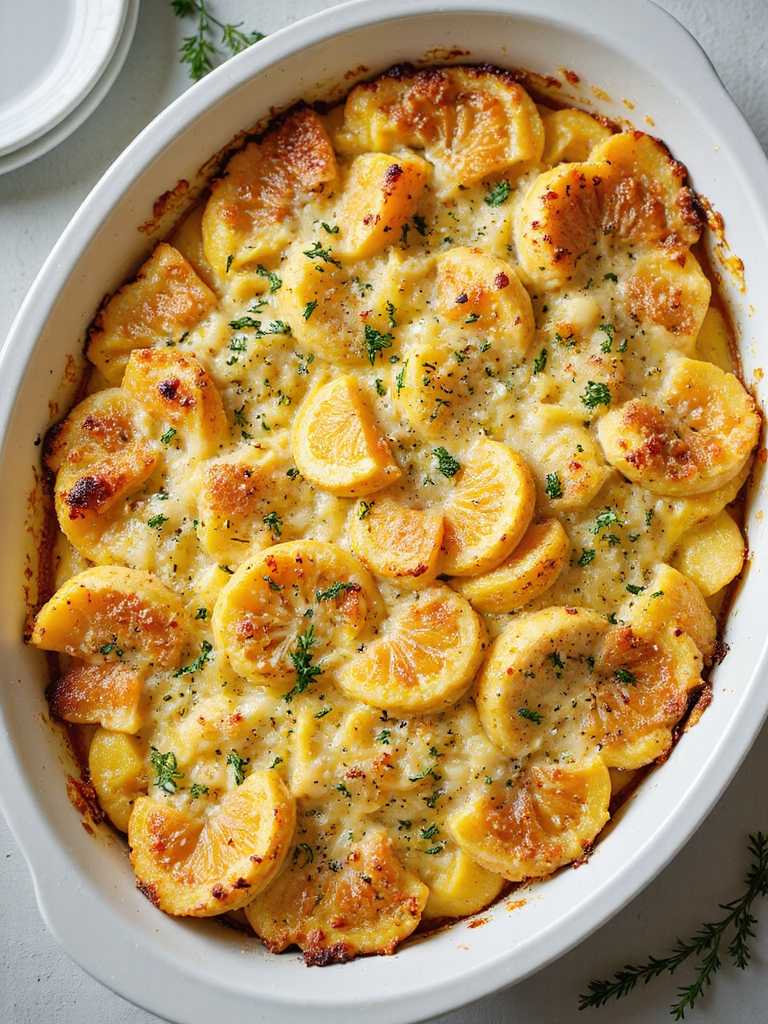 creamy cheesy yellow squash casserole