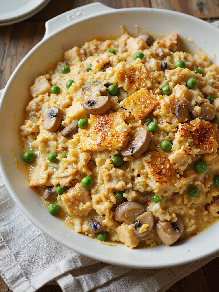 creamy chicken wild rice casserole
