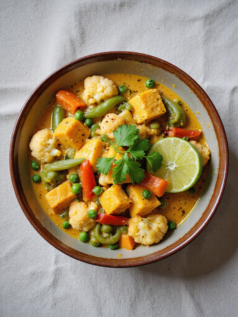 creamy coconut curry vegetables