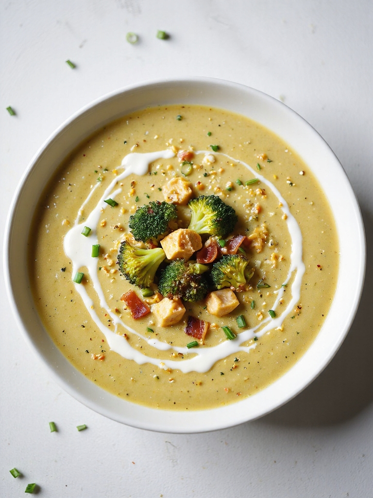 creamy customizable vegan broccoli soup