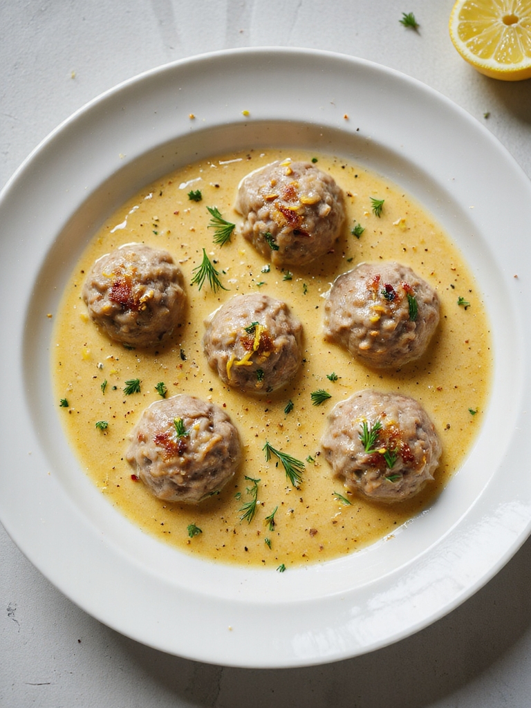 creamy dill swedish meatballs