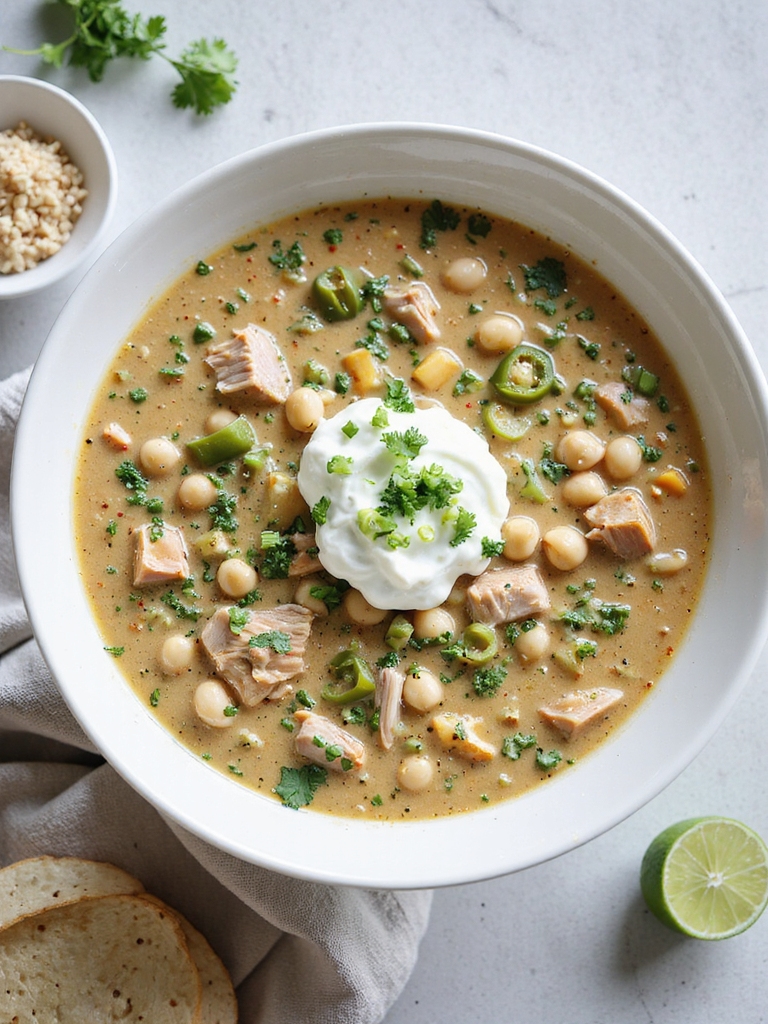 creamy greek yogurt turkey chili