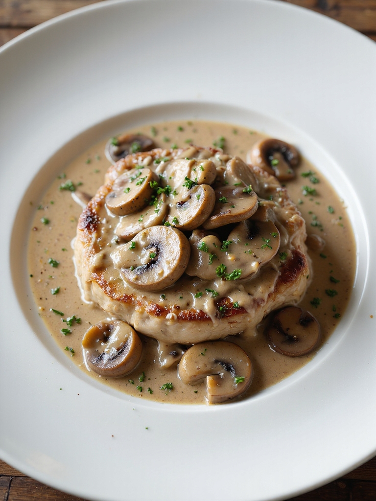 creamy mushroom pork chops