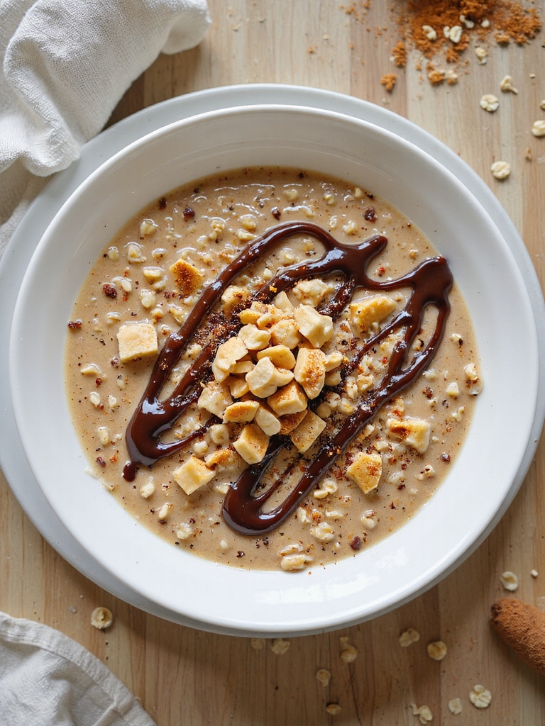 creamy peanut butter chocolate oatmeal