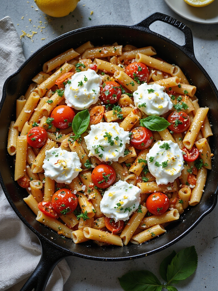 creamy roasted tomato ricotta