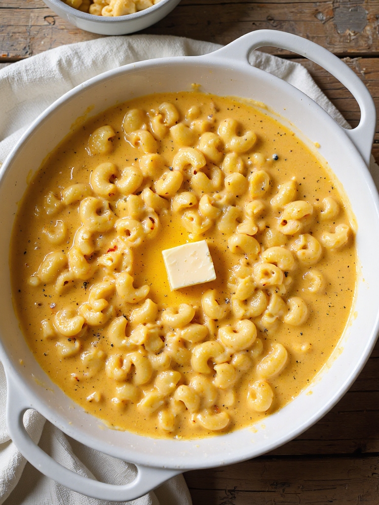 creamy seasoned macaroni sauce