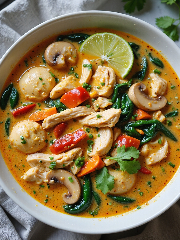 creamy slow cooked thai curry