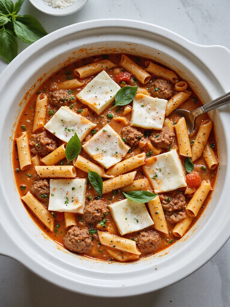 creamy slow cooker pasta perfection