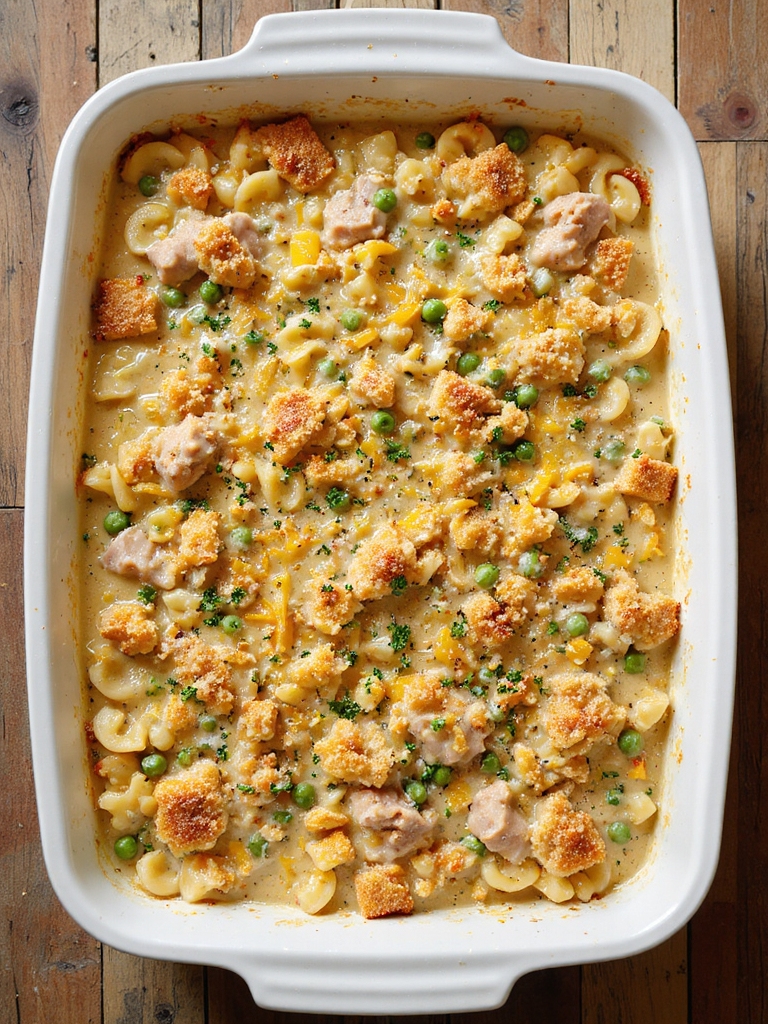 creamy tuna noodle casserole