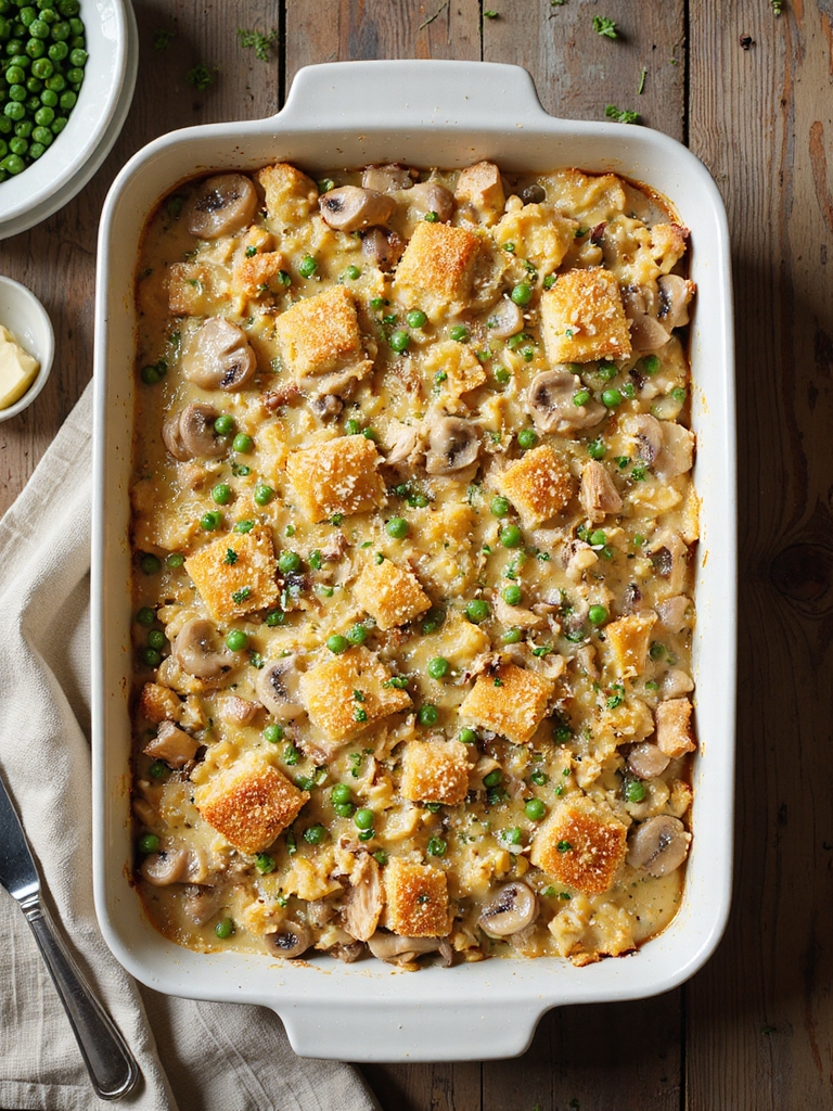 creamy turkey pasta bake