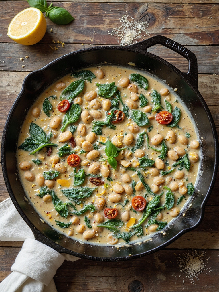 creamy tuscan white beans
