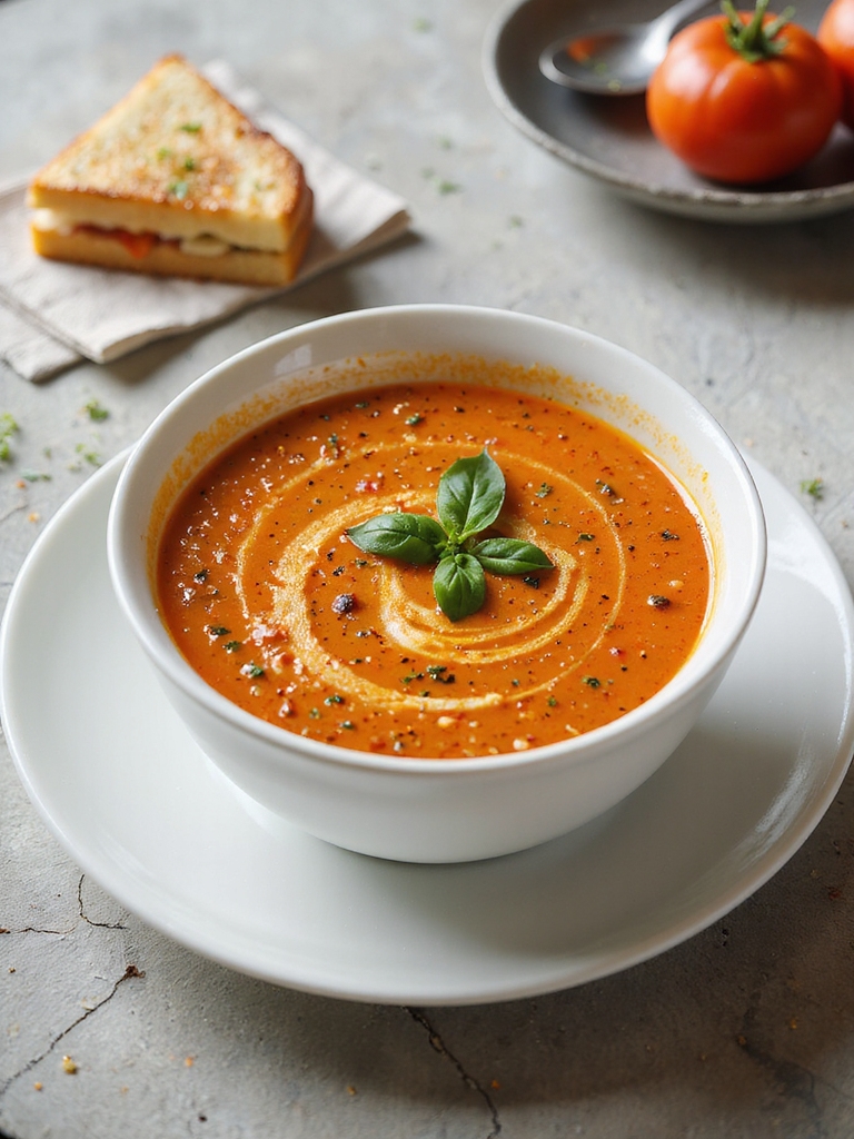 creamy velvety crockpot tomato soup