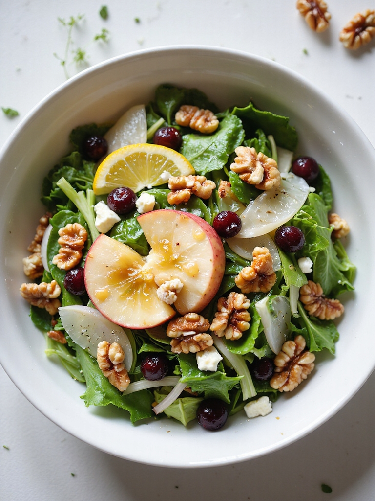 crisp apple maple salad