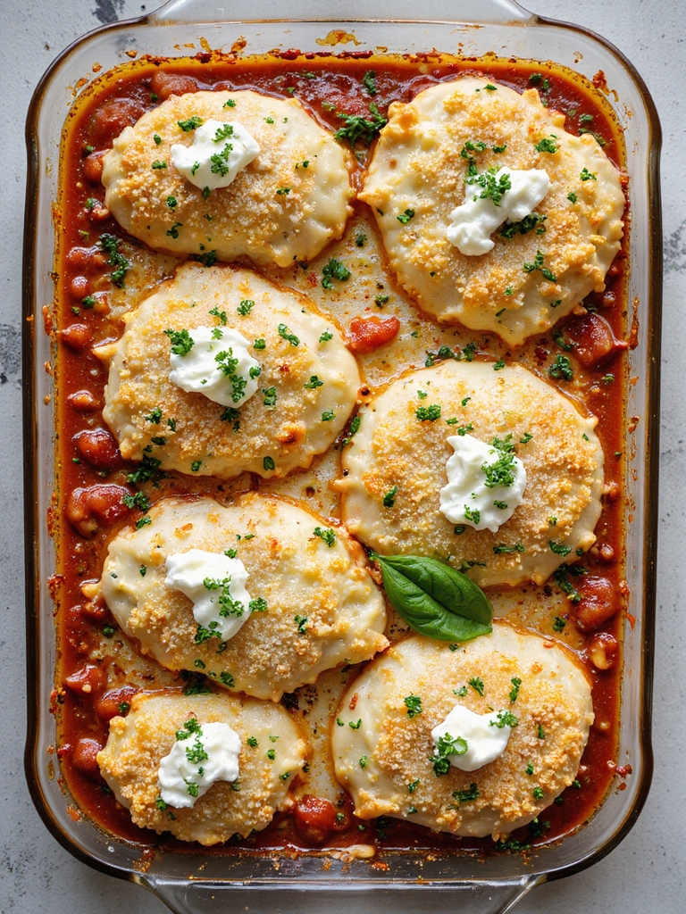 crisp saucy baked casserole