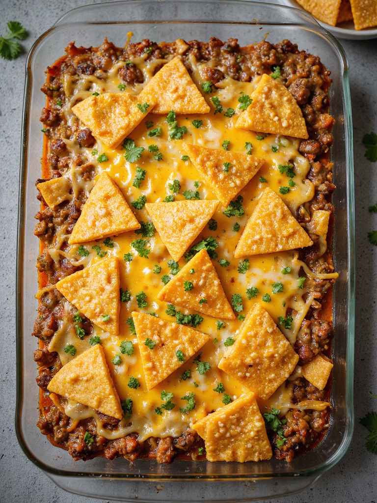 crispy dorito taco casserole