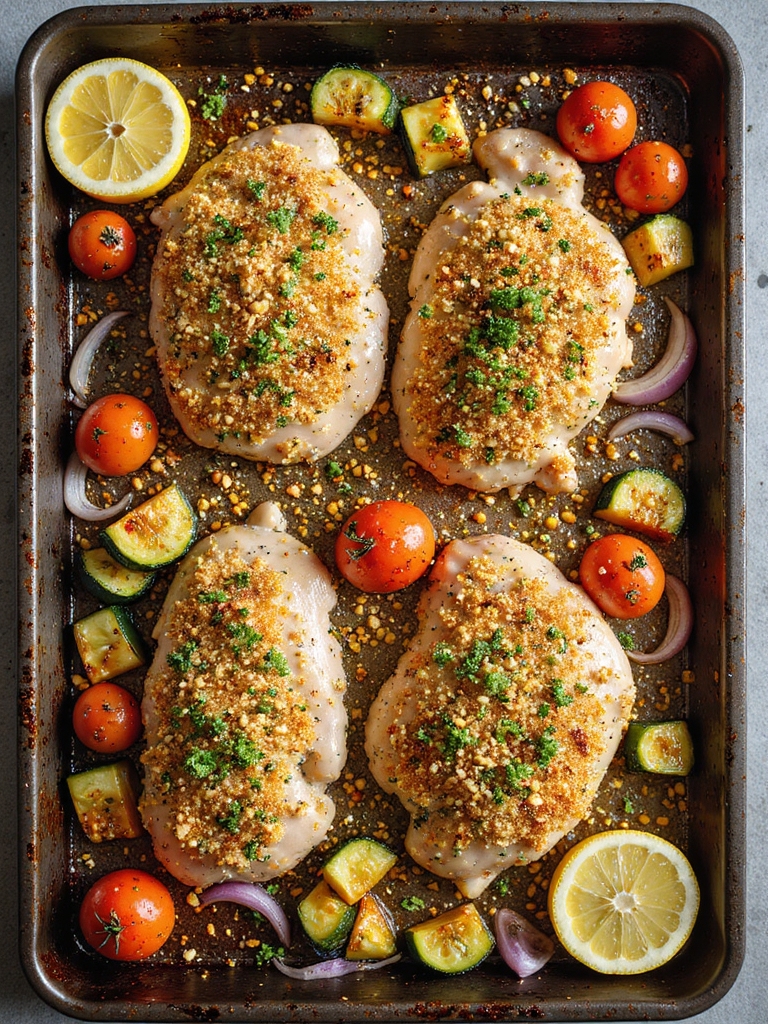 crispy herb topped turkey cutlets