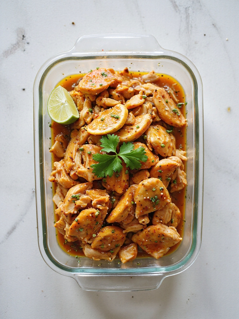 crockpot citrus vinegar taco chicken