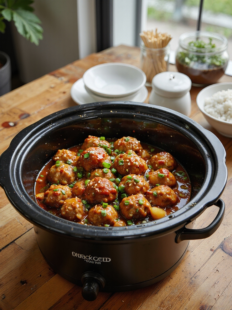 crockpot pineapple sweet and sour meatballs