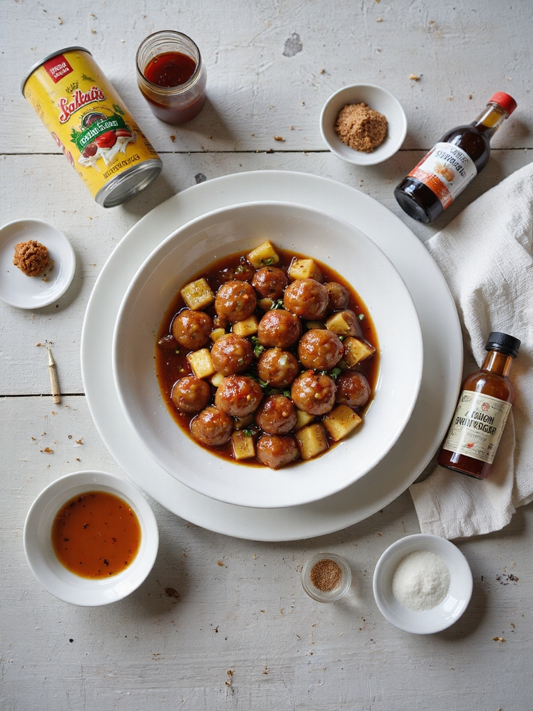 crockpot sweet and sour meatballs