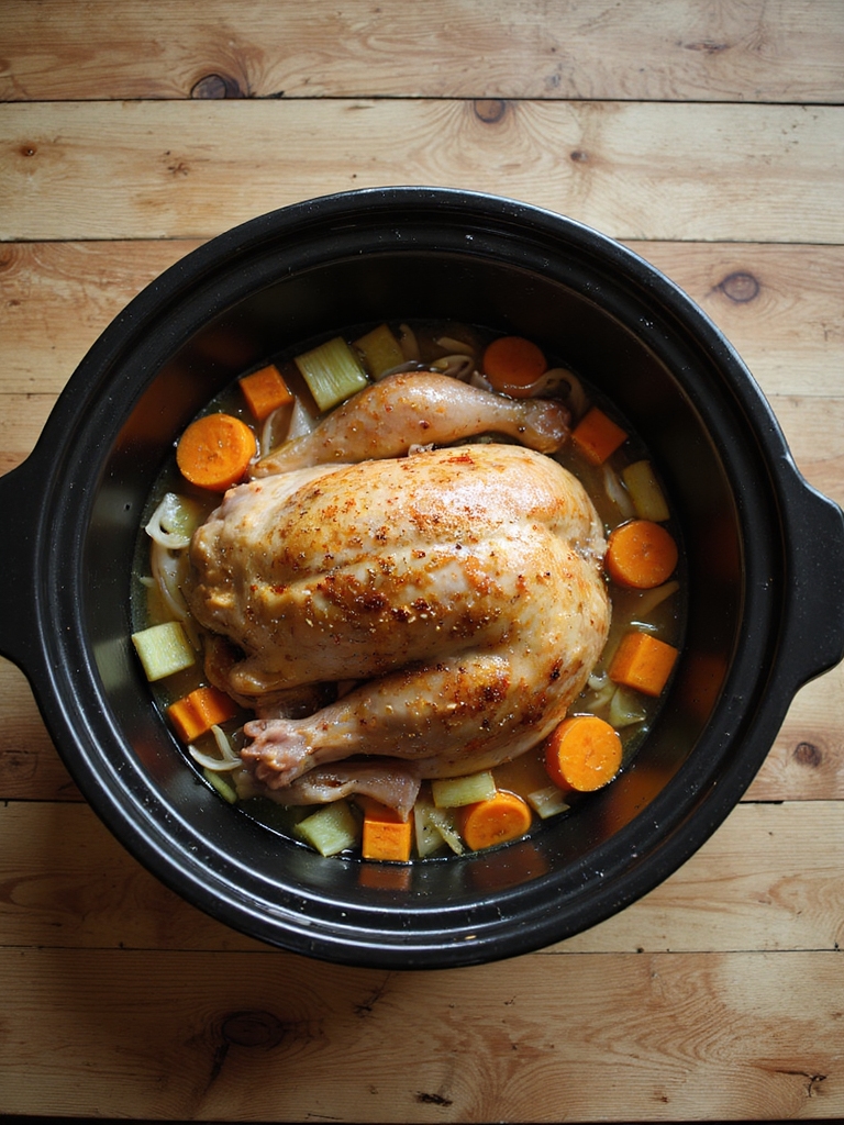 crockpot turkey breast slow cooked