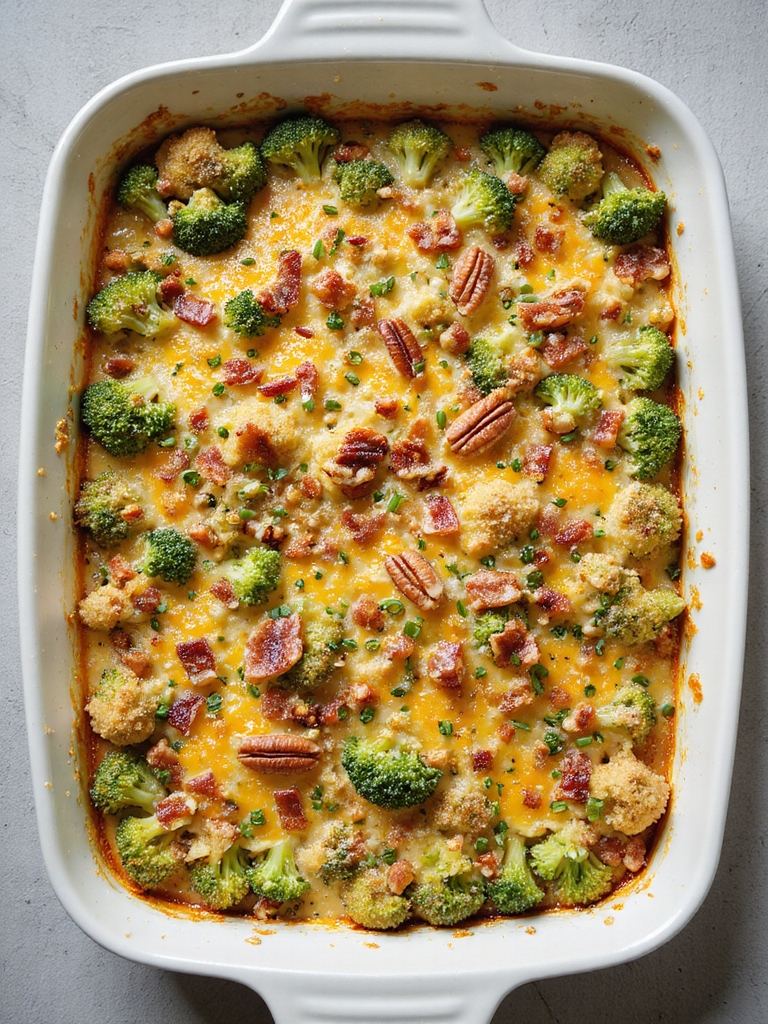 customizable crunchy broccoli casserole