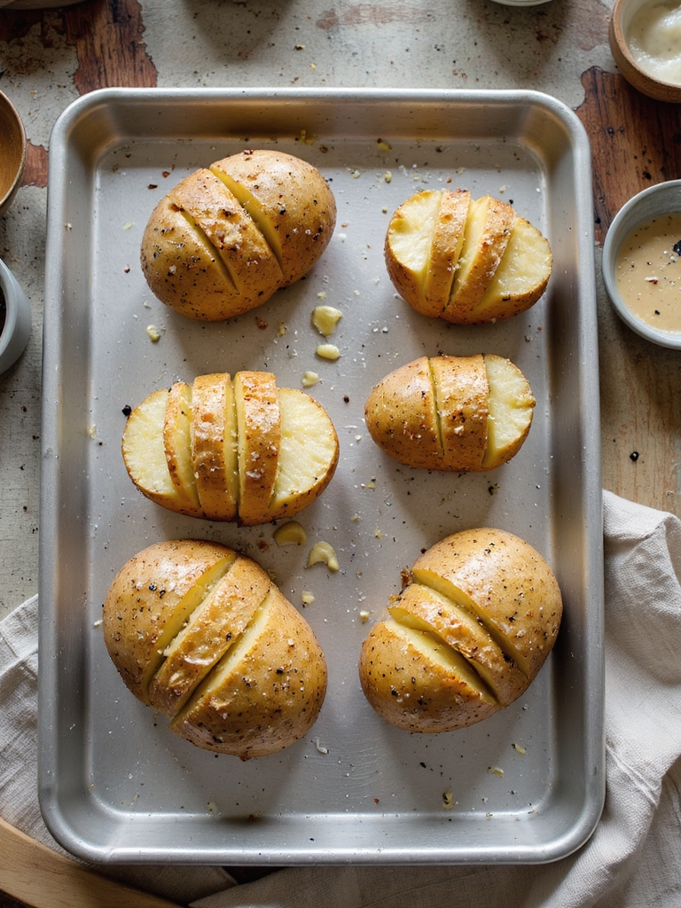 customizable loaded baked potatoes