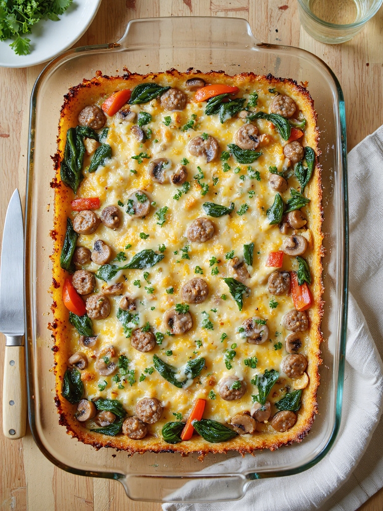 customizable make ahead breakfast casserole