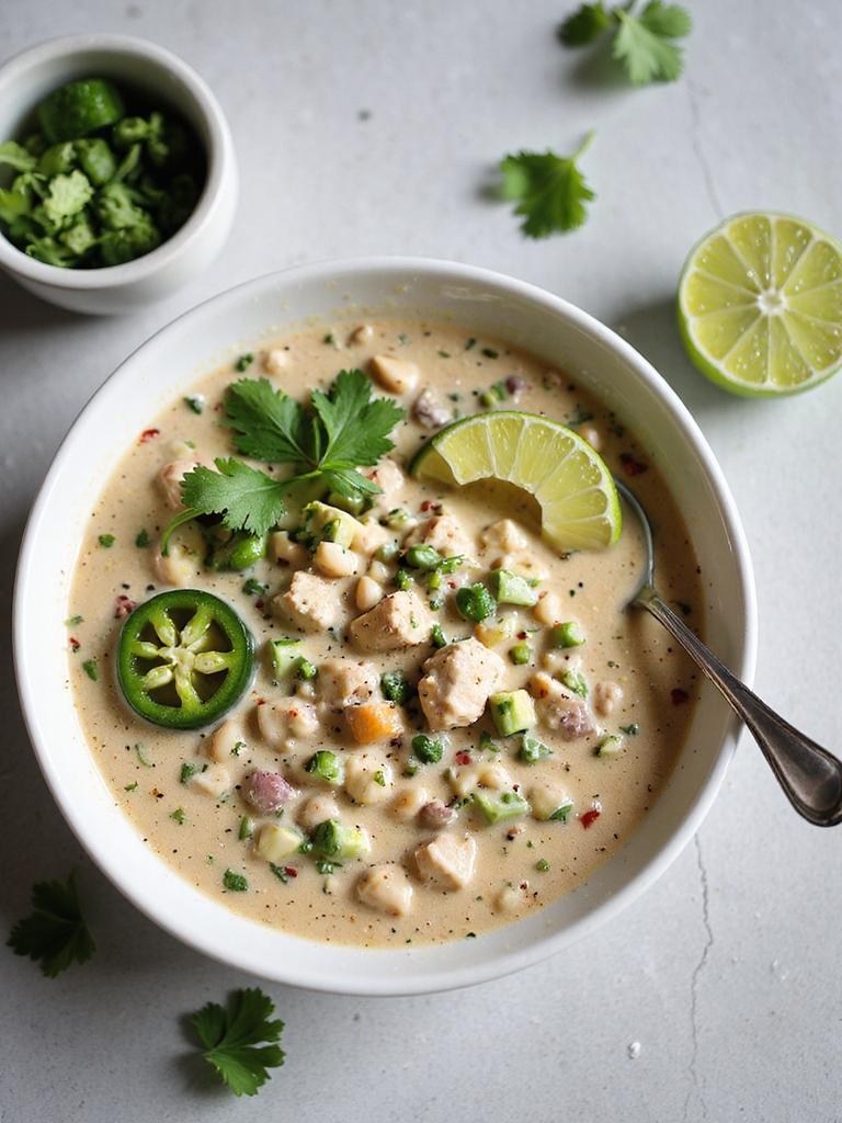 dairy free creamy turkey chili