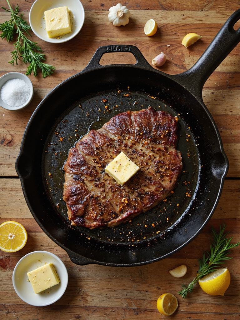 dry brined butter basted steak ritual