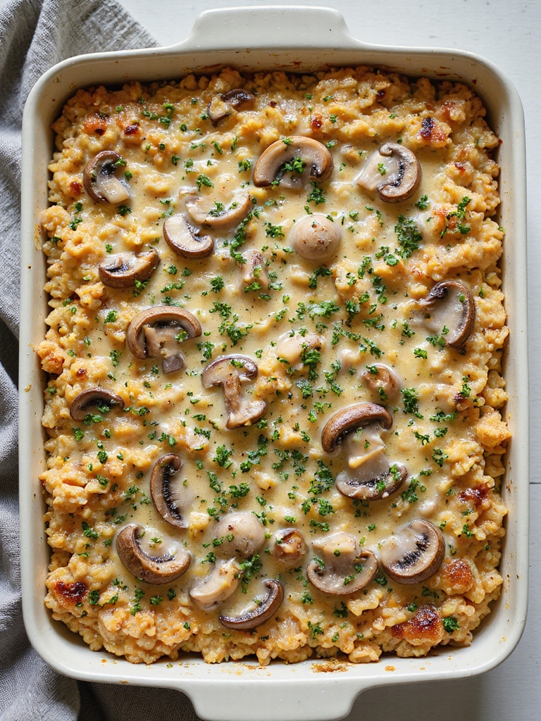 earthy creamy mushroom wild rice