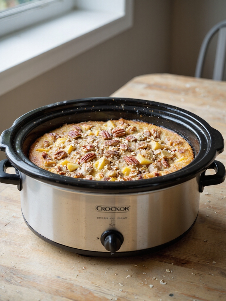 easy crockpot breakfast casserole