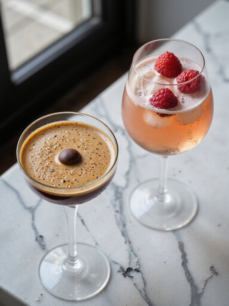 espresso martini and spritz