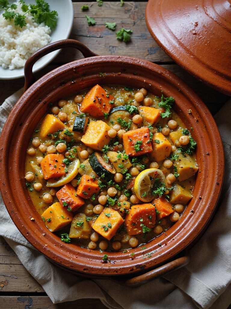 fragrant slow simmered moroccan tagine