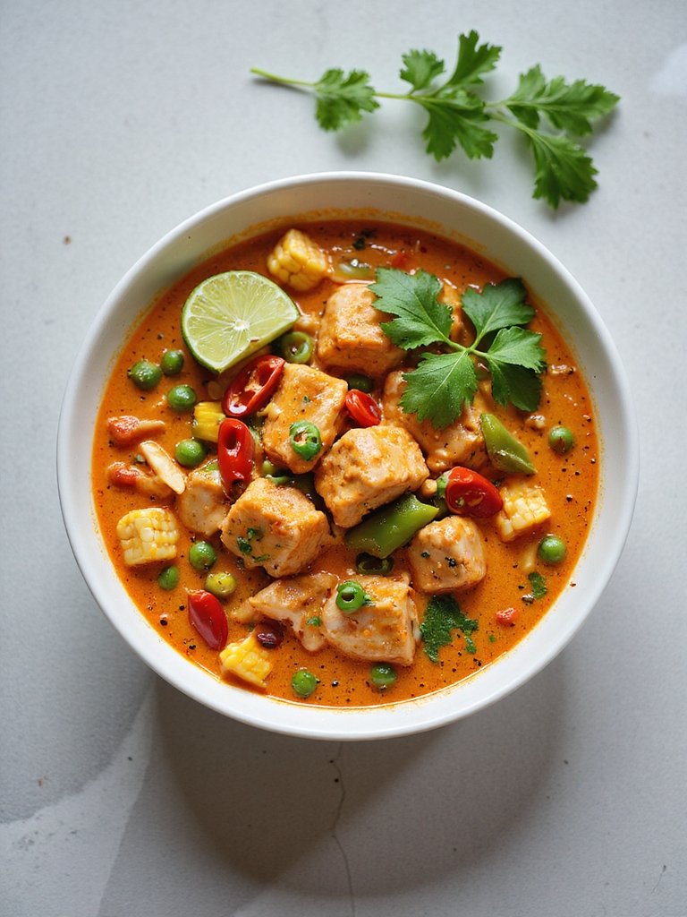 fragrant thai red curry stew
