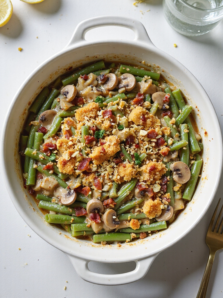 fresh green bean casserole